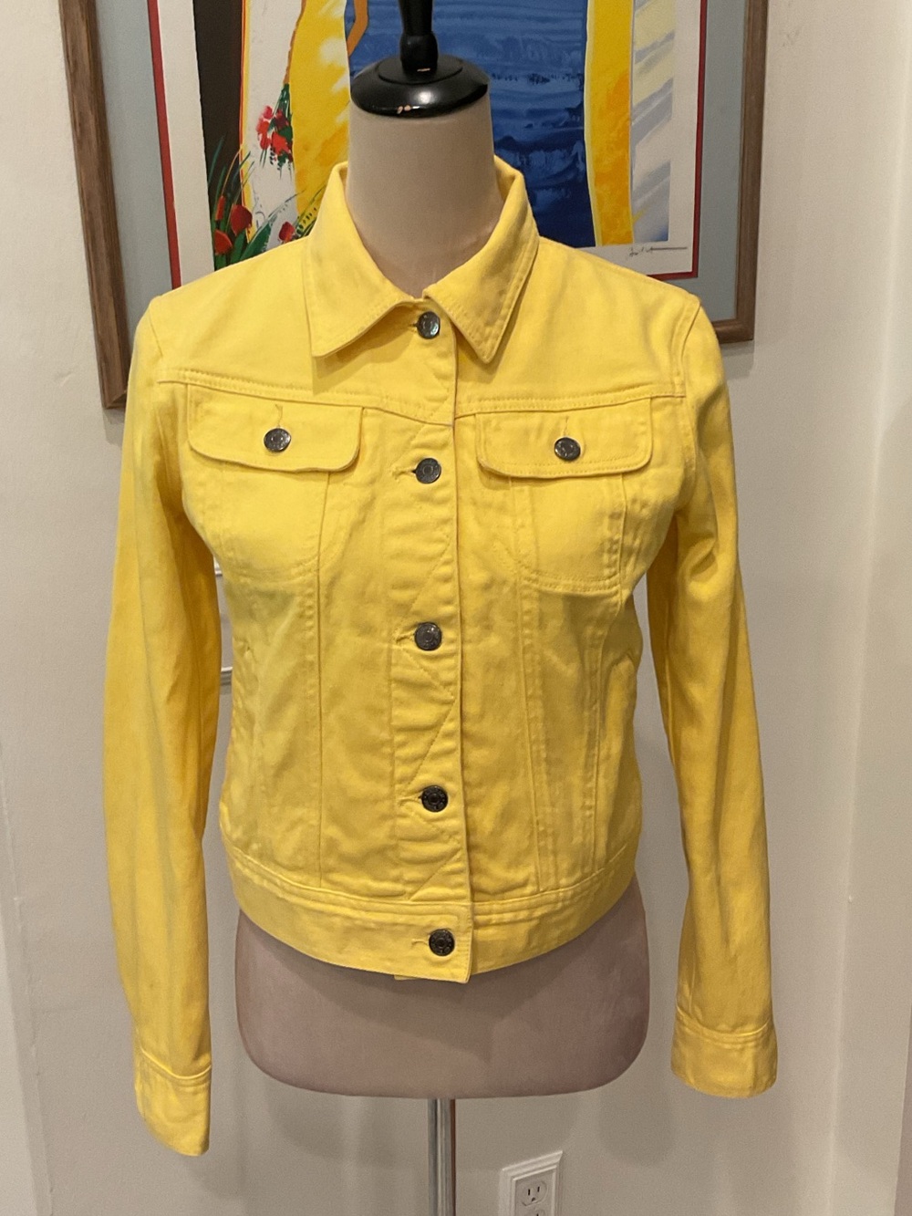 Lauren Ralph Lauren Yellow Denim Jacket